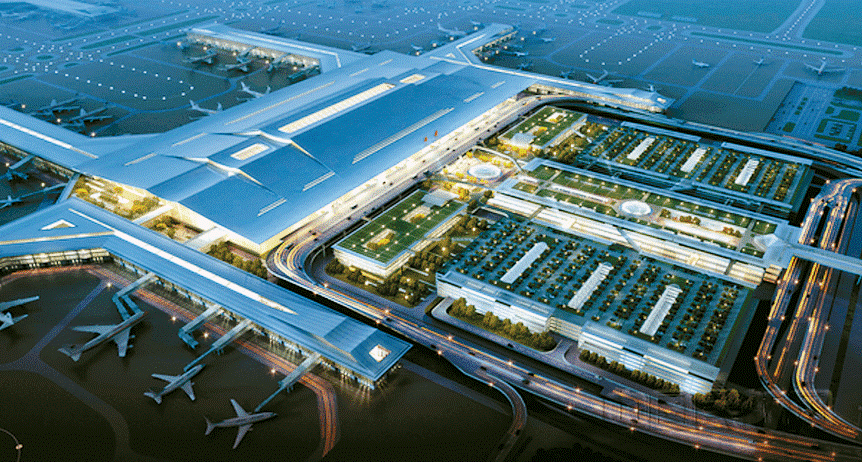 西安鹹陽國際機場三期擴建工(gōng)程東航站樓施工(gōng)項目